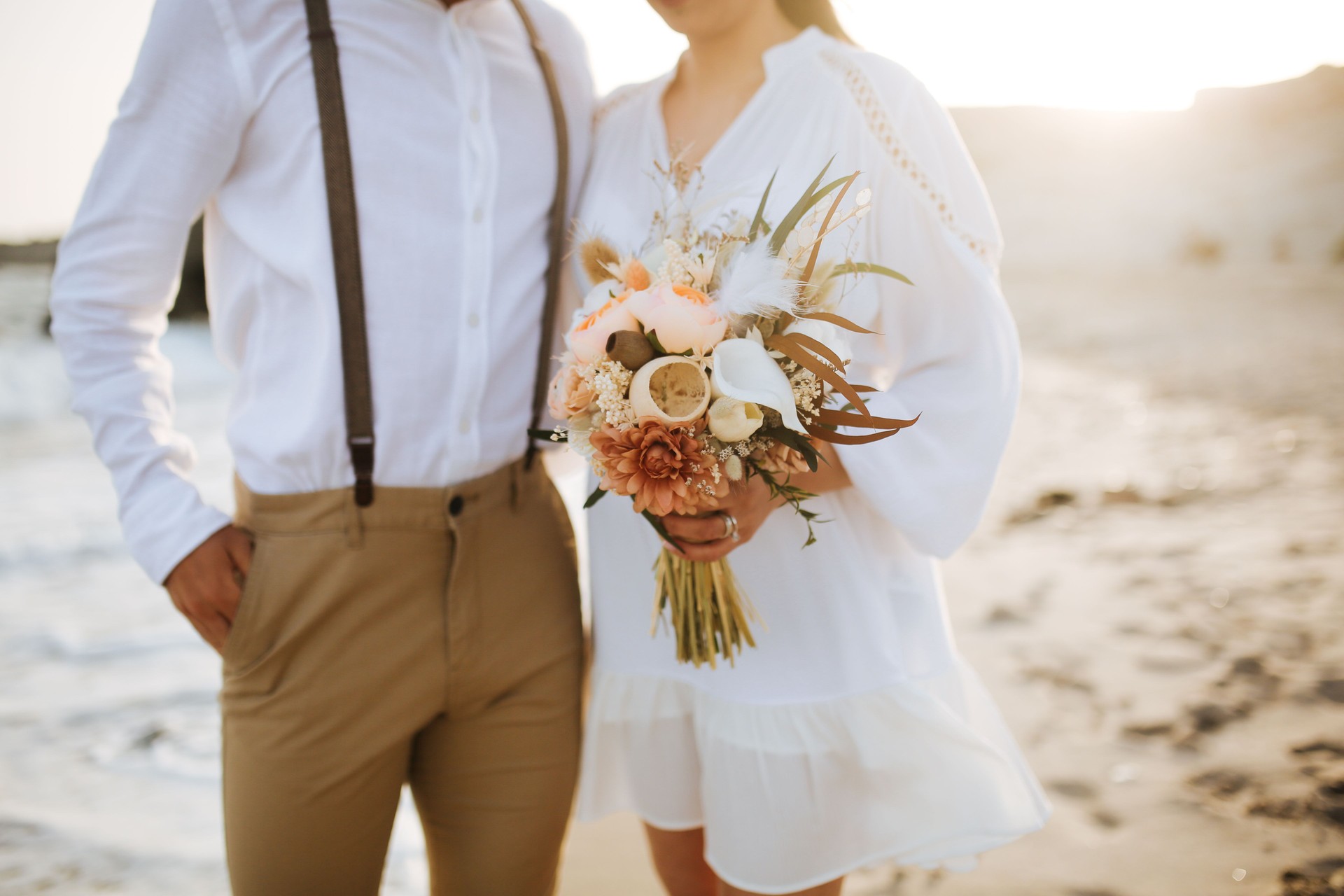 Rustic wedding bouquet